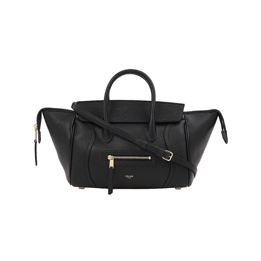 CELINE Little Luggage Shoulder Bag Black Women’s