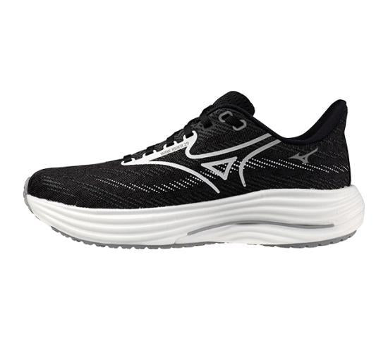 MIZUNO Women’s Sneakers Casual Shoes White Lace-Up J1GD2503 BLACK SAND WHITE DOM