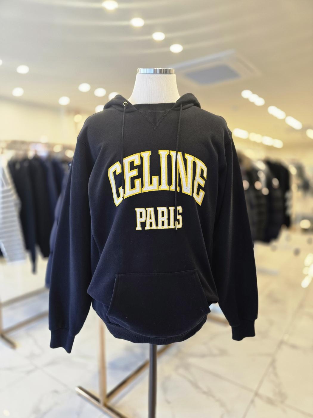 CELINE Oversized Logo Hoodie Sweatshirt Women’s