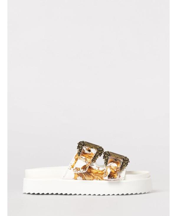 Versace Baroque Buckle Arizona Sandals 80VA3SM1 ZS366 G03