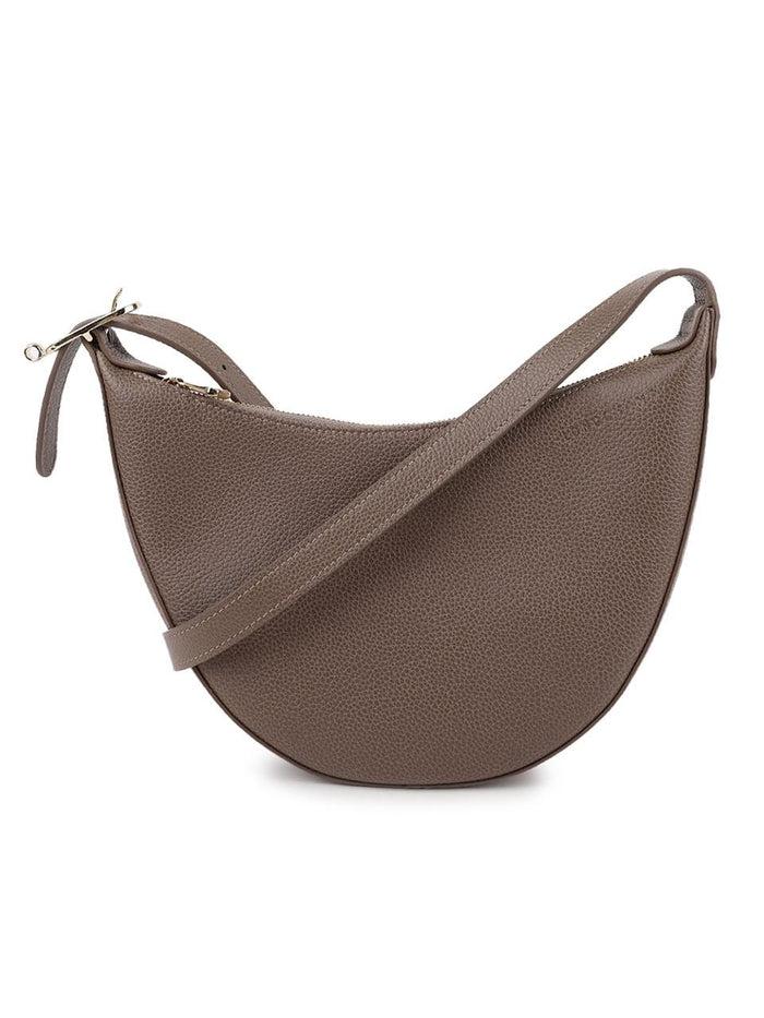 Longchamp Le Pliage Cuir Small Crossbody Bag Black Leather