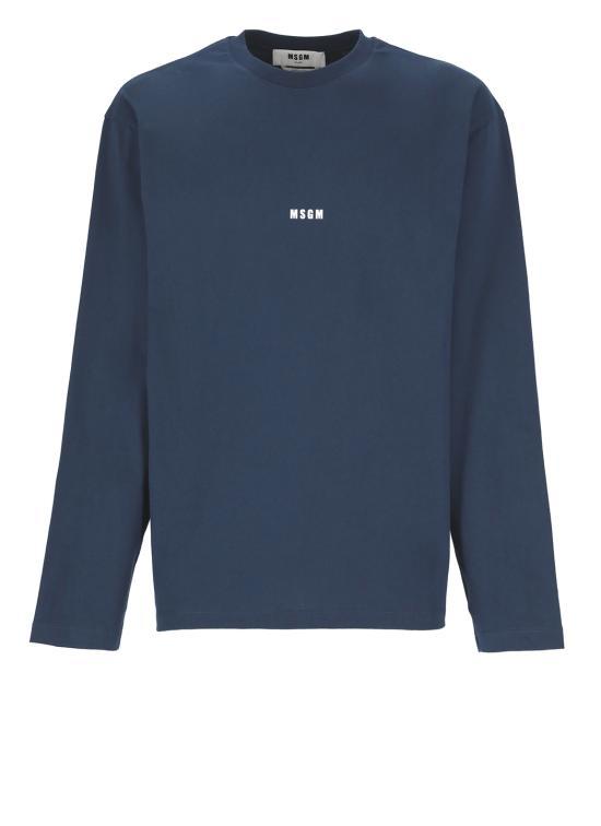 MSGM Navy Long-Sleeve Sweatshirt Men’s 3640 MM501 24700289