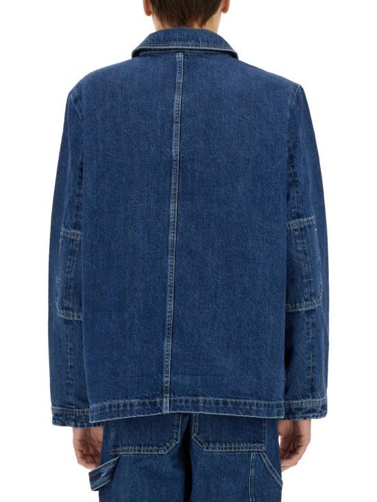 A.P.C. Indigo Denim Trucker Jacket for Men COHETH02994IAL DENIM DOM