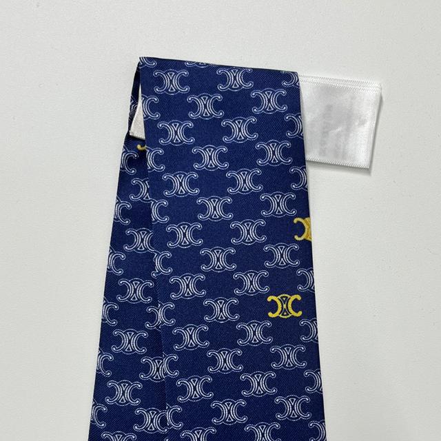 CELINE Triomphe Lavalliere Silk Twill Scarf