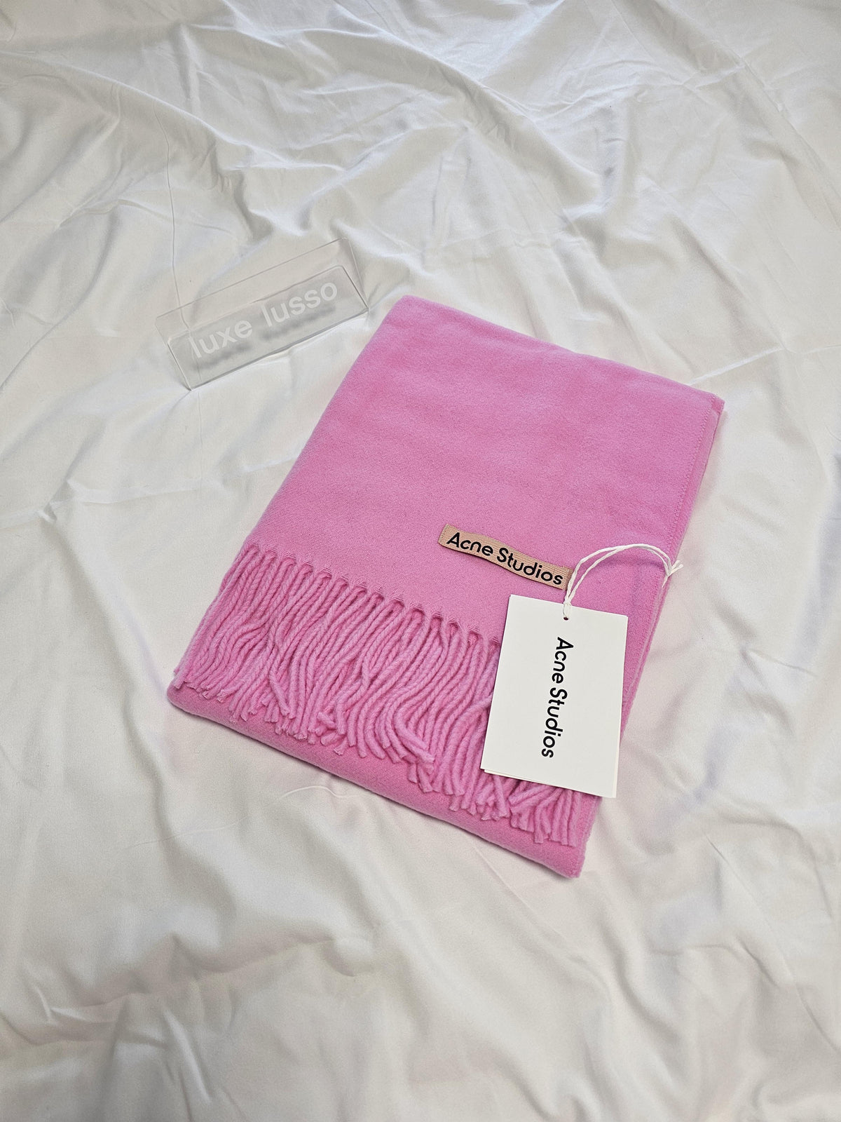 Acne Studios Narrow Wool Fringe Scarf CA0210 BP5