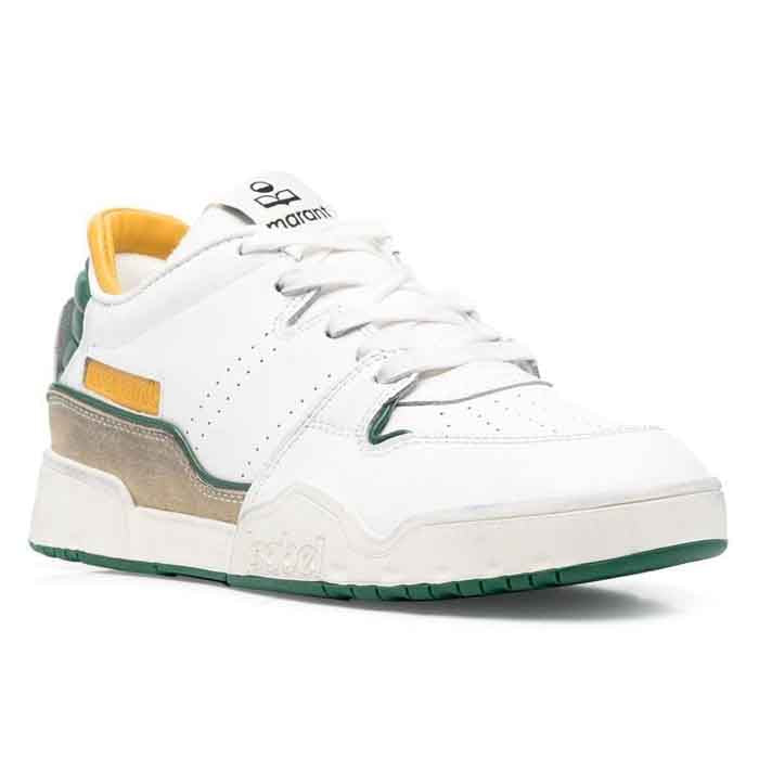 Isabel Marant Leather Low-Top Sneakers BK0267 22A065S