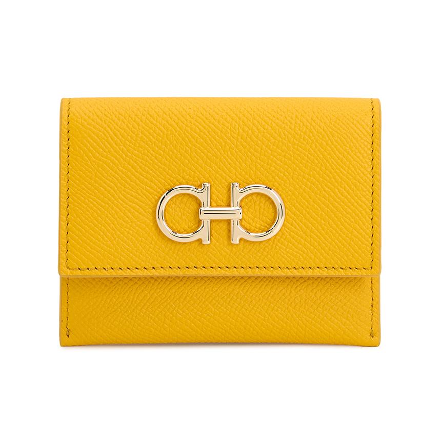 Ferragamo Gancini Leather Card Holder for Women