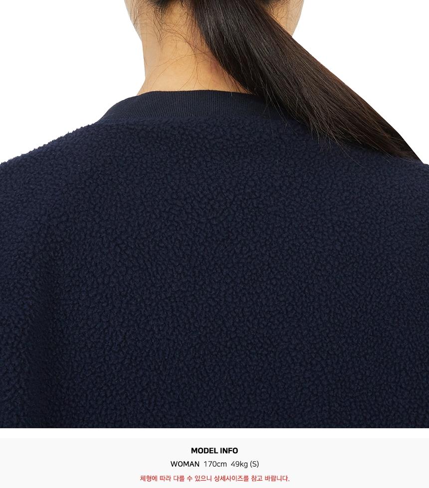 SPORTY&RICH Women’s Navy Crewneck Sweatshirt