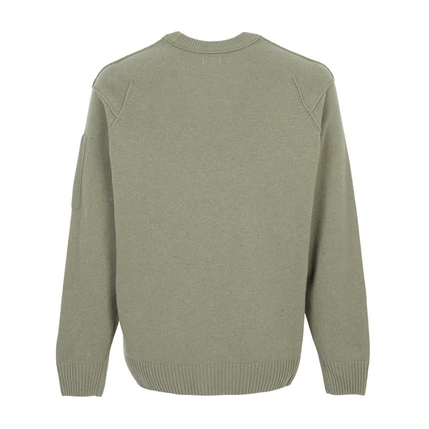 CP Company Men’s Round Neck Knit Sweater Green