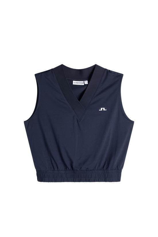 J LINDEBERG Sleeveless T-Shirt Women’s RWJT151416855 JL NAVY DOM