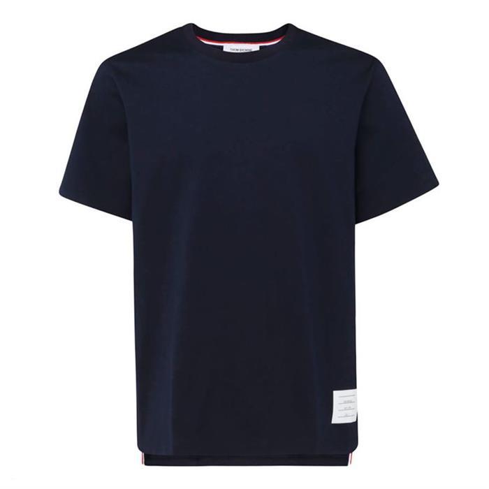 THOM BROWNE Relaxed Fit Medium Weight Short Sleeve T-Shirt MJS067A