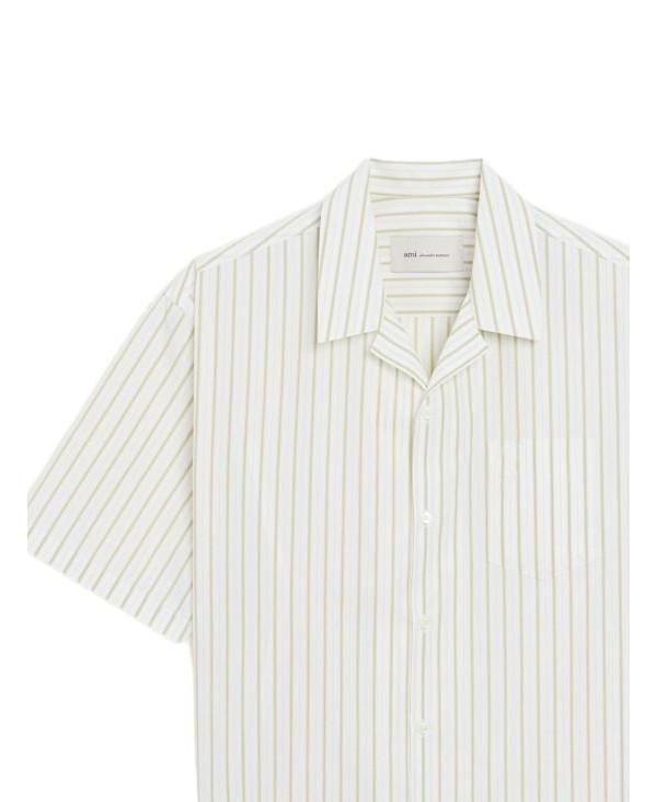 AMI Embossed Ami de Coeur Boxy Short Sleeve Shirt