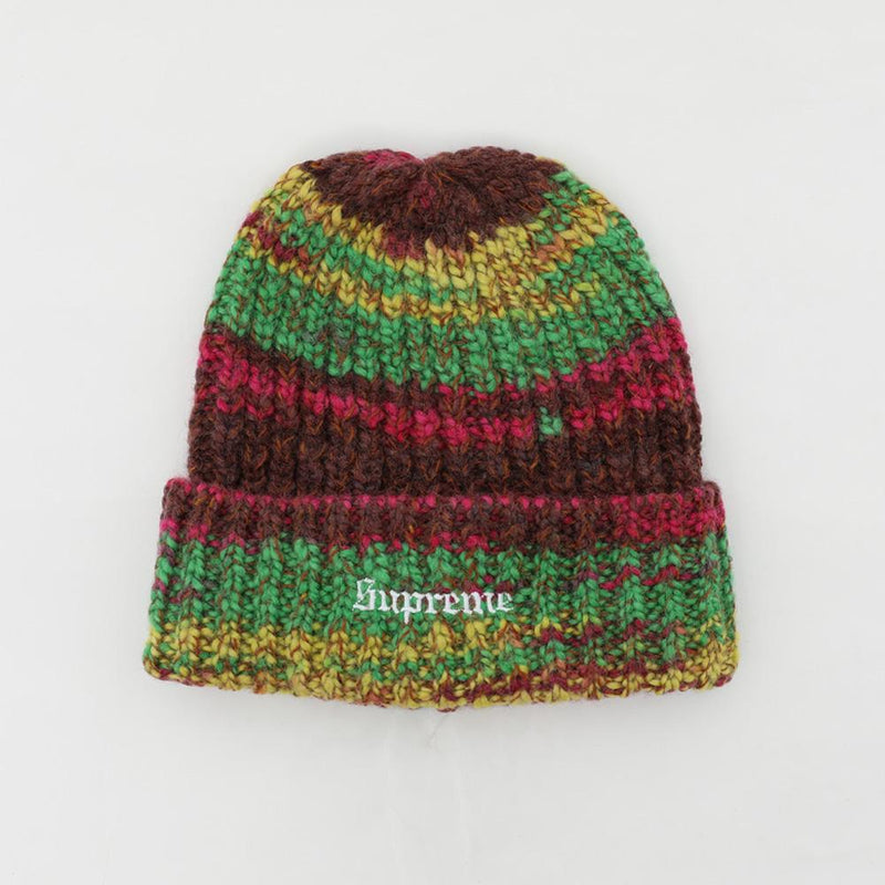 Supreme Space-Dye Stripe Unisex Beanie FW24BN37 BROWN