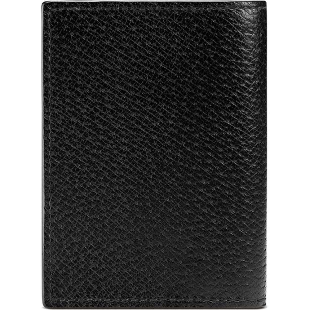 GUCCI Marmont GG Black Leather Card Holder Wallet