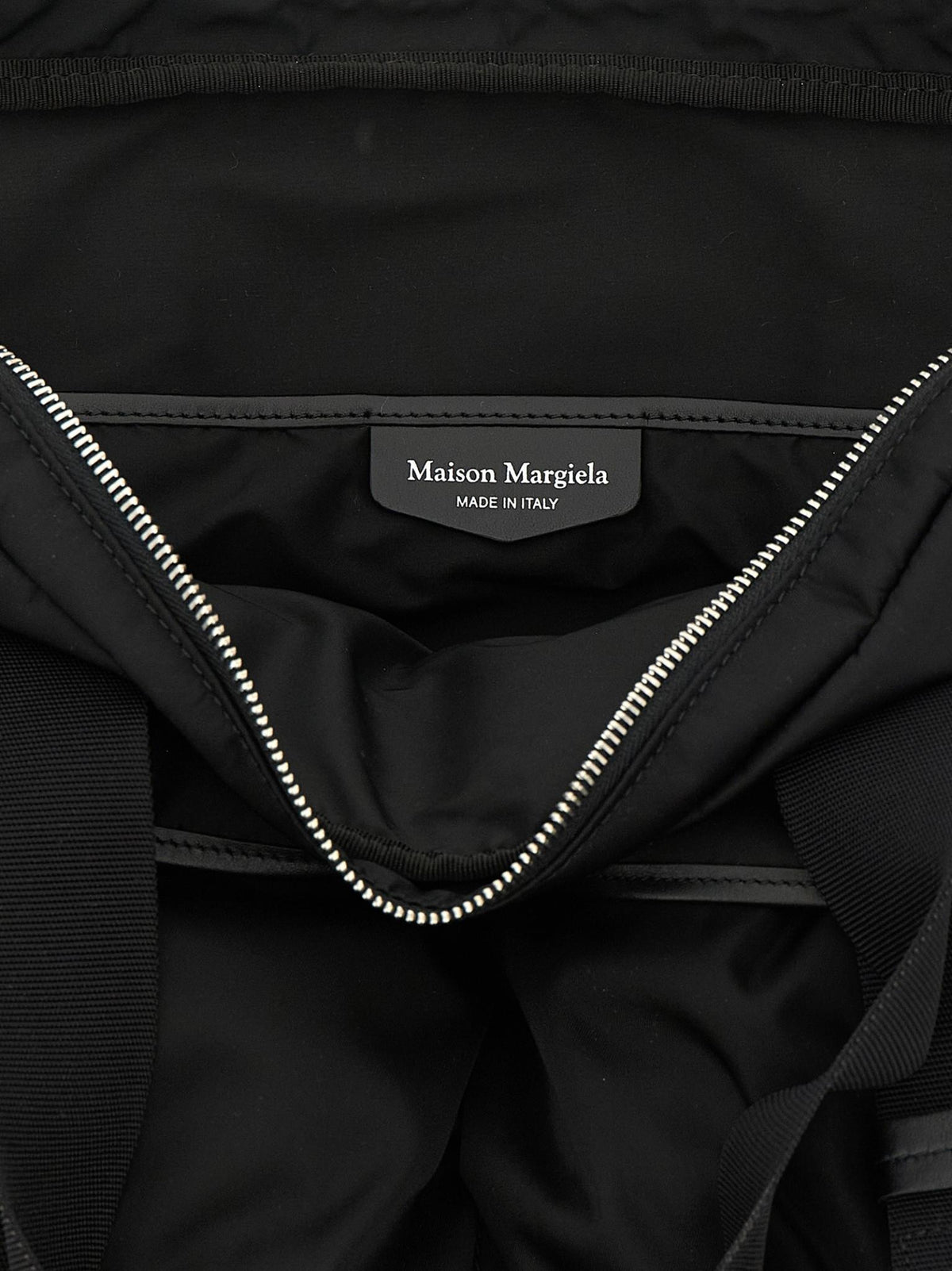 Maison Margiela Black Leather Tote Bag