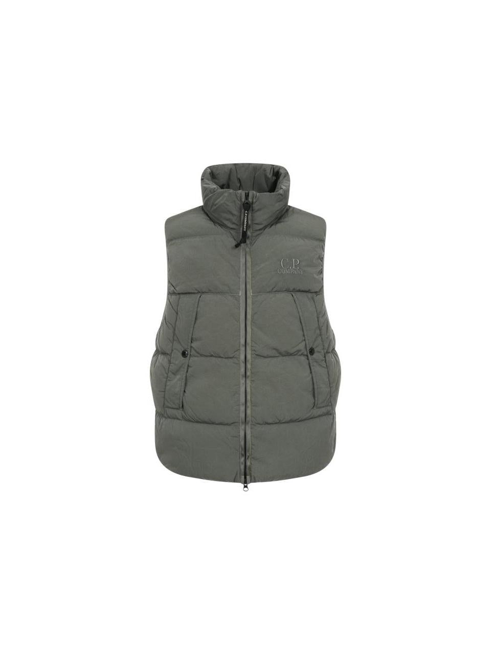 CP Company Chrome-R Lens Vest Black Nylon Utility Jacket 19CMVE149A 005904G 356