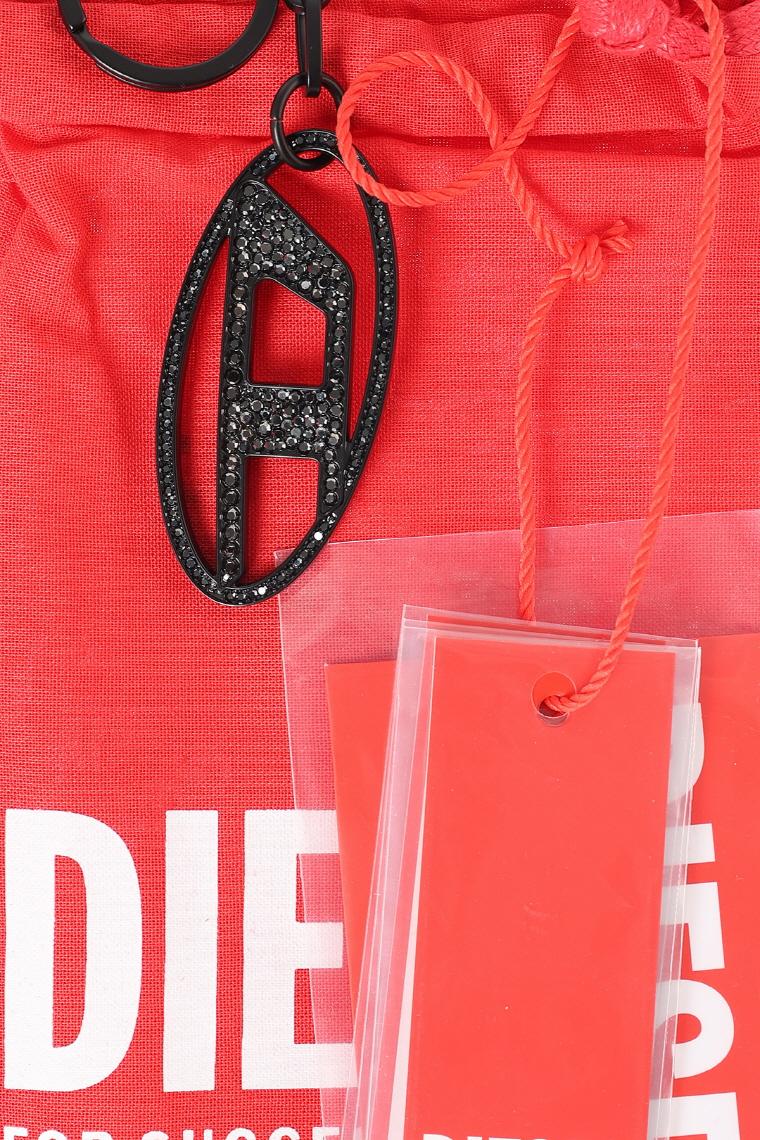 DIESEL HOLYC Black Keyring Keychain X09691P5607 HA622