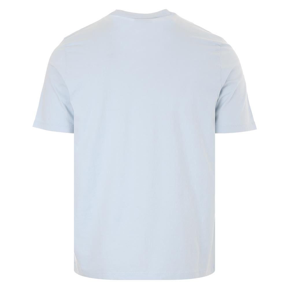 Maison Kitsune Fox Head Patch Cirrus Blue Short Sleeve T-Shir LM00104KJ0008 0072