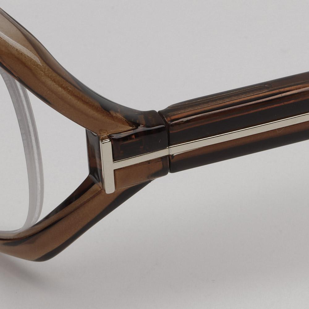 TOM FORD Unisex Clear Acetate Fashion Eyeglass Frames TF5186 080