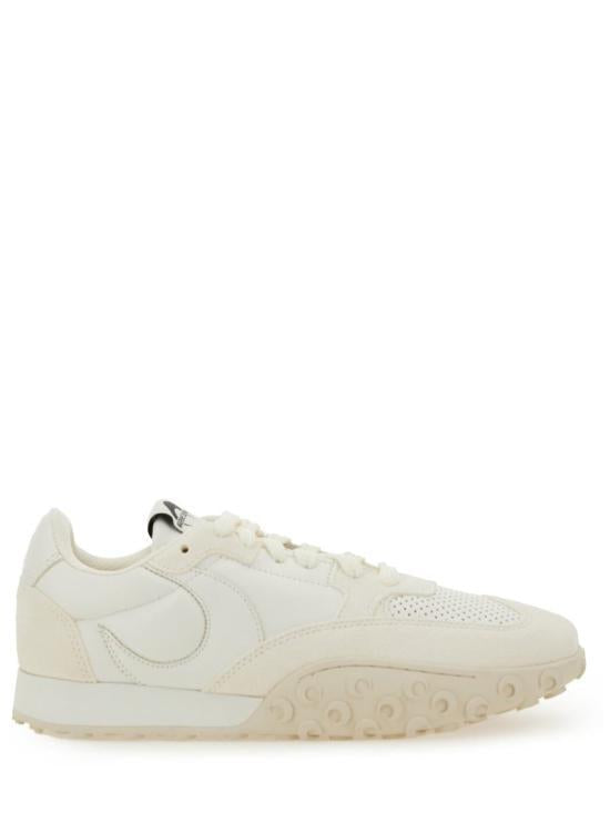 Marine Serre White Leather Sneakers MFW007 ACLEA0009 WH10