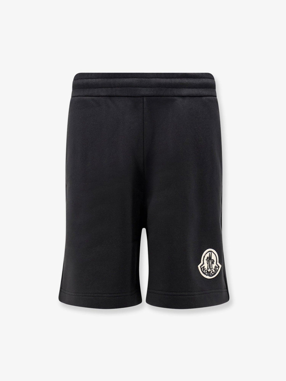 Moncler Black Nylon Drawstring Shorts
