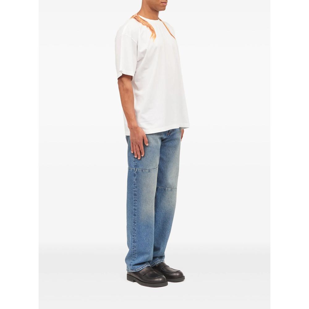 Maison Margiela White Short Sleeve Cotton T-Shirt Men