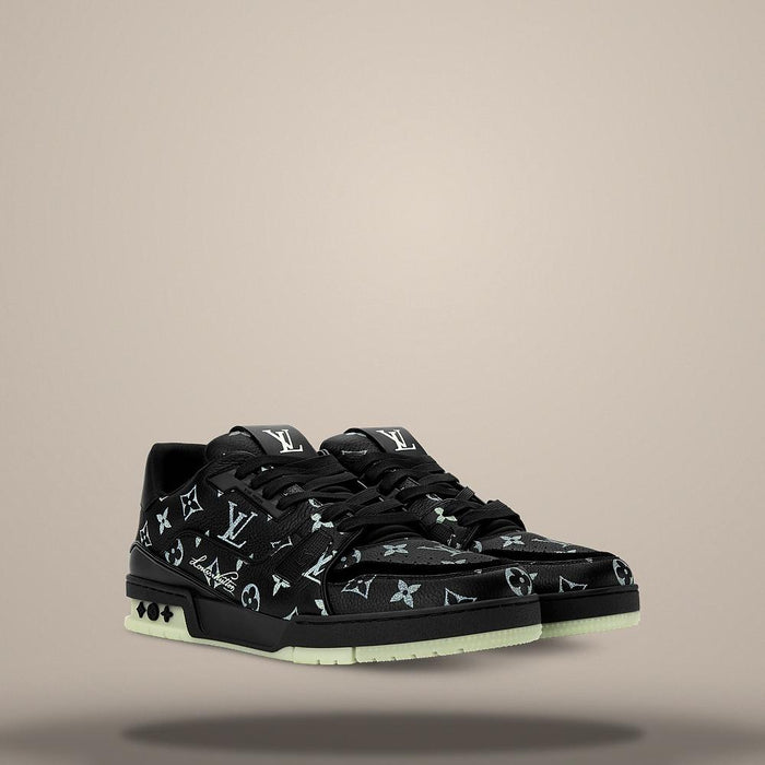Louis Vuitton LV Trainer Sneakers Black Low-Top 1AKR9S