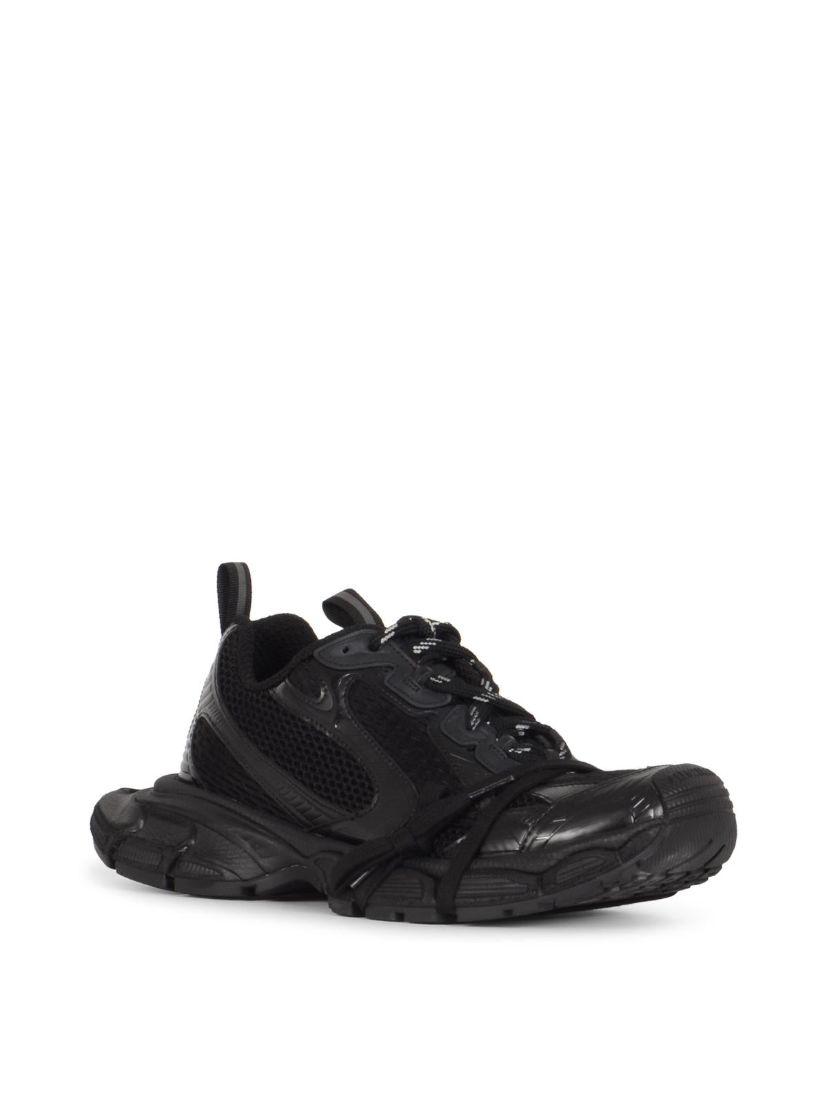 BALENCIAGA White Leather Low-Top Sneakers for Men