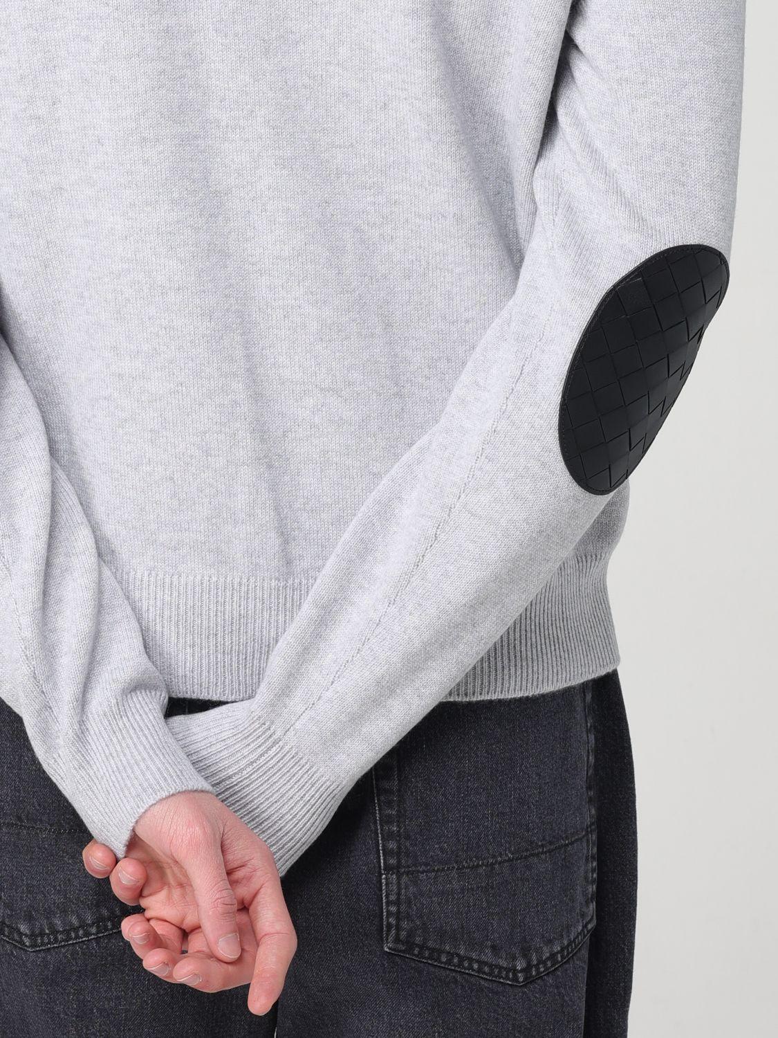 Bottega Veneta Black Wool Crewneck Knit Sweater Men