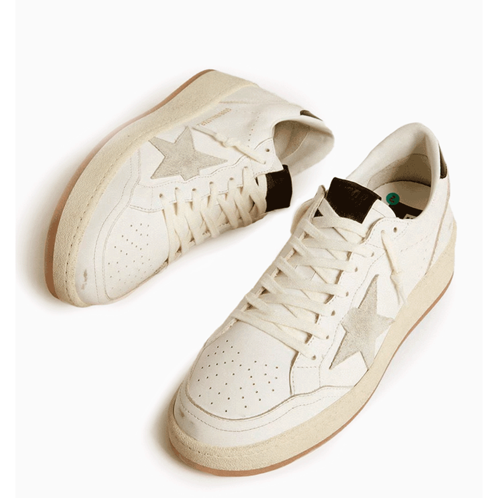 GOLDEN GOOSE Ball Star Men's Low-Top Sneakers GMF00804 F006970 1022