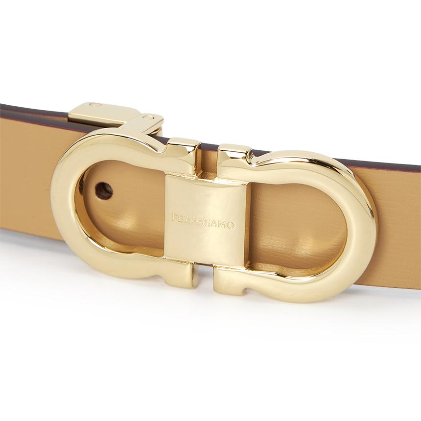 Ferragamo Gancini Reversible Women’s Belt Pre-Cut 230294 0771067