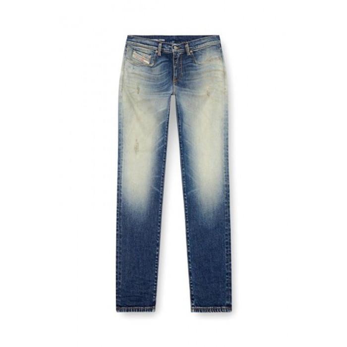 DIESEL D-Strukt Slim Jeans for Men Denim Pants A03558 09J64 01