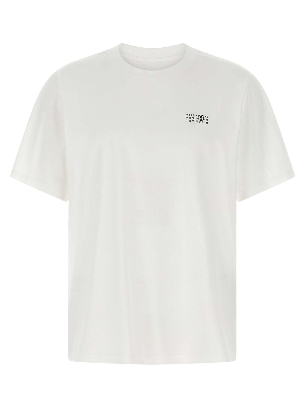 Maison Margiela White Cotton Short Sleeve T-Shirt Men