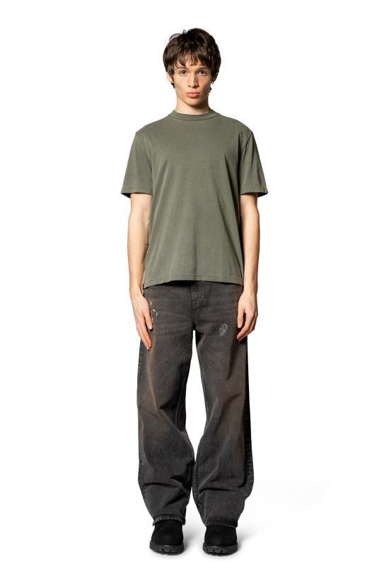 OUR LEGACY Worn Olive Short Sleeve T-Shirt M2266 BW