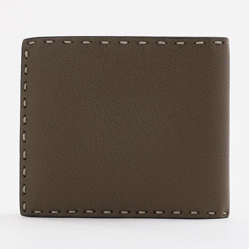 FENDI Selleria Leather Bifold Wallet for Men