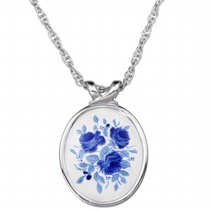 Andre Mouche Palladium Plated Necklace 637 02079