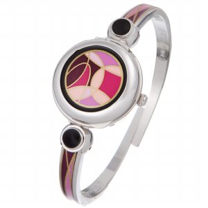 Andre Mouche Palladium Plated Women’s Metal Watch 881 04161