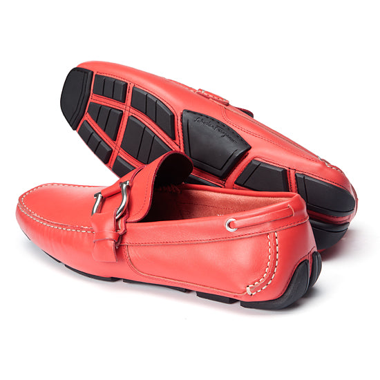 Ferragamo Men's Leather Loafers CABO 2