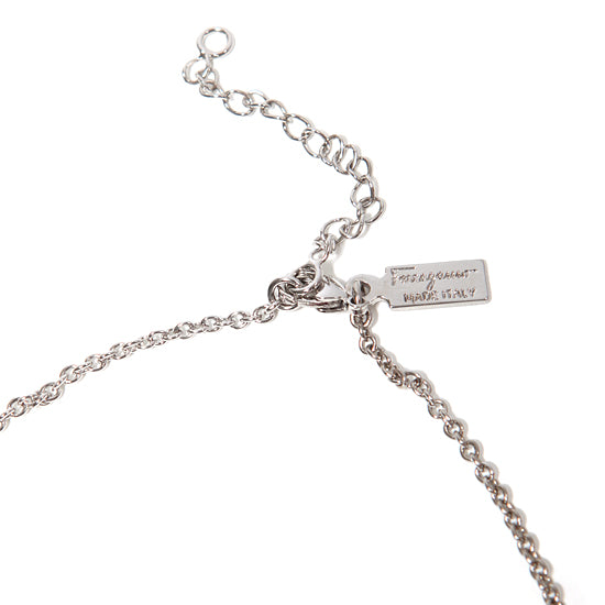 Ferragamo Gold-Tone Pendant Necklace FN 18 2936
