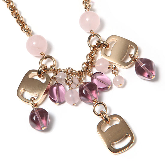 Ferragamo Gold-Tone Pendant Necklace 19 2936