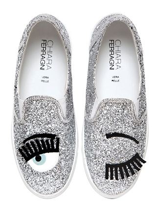 Chiara Ferragni Women's 30mm Platform Slip-On Sneakers