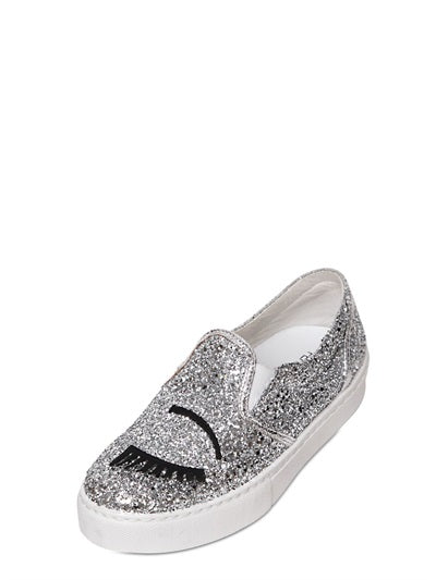 Chiara Ferragni Women's 30mm Platform Slip-On Sneakers