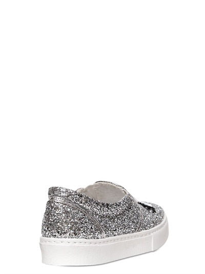 Chiara Ferragni Women's 30mm Platform Slip-On Sneakers