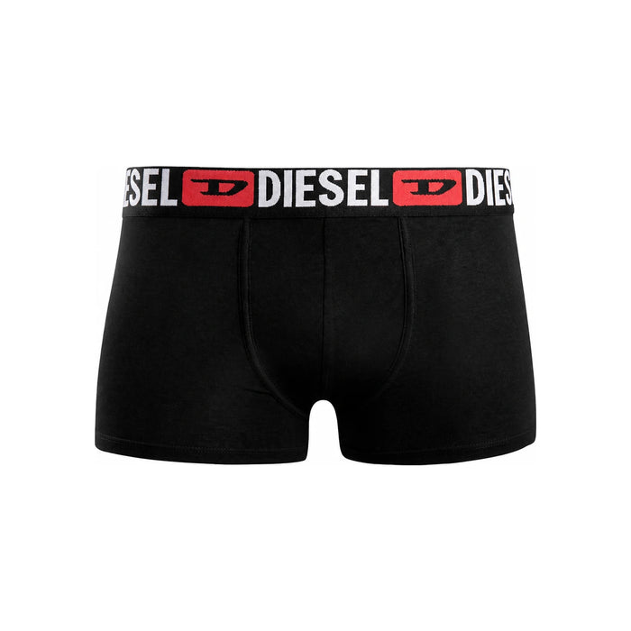 DIESEL Men 3-Pack Boxer Briefs Black Cotton Underwear