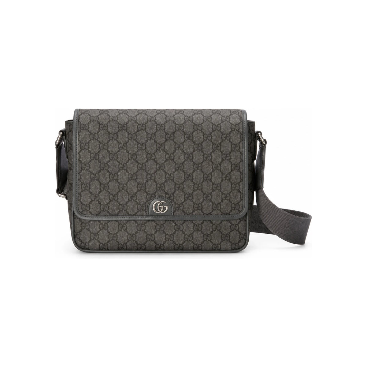 GUCCI Ophidia Medium Messenger Bag Brown GG Supreme Canvas Cro 761741 FACJY 1244