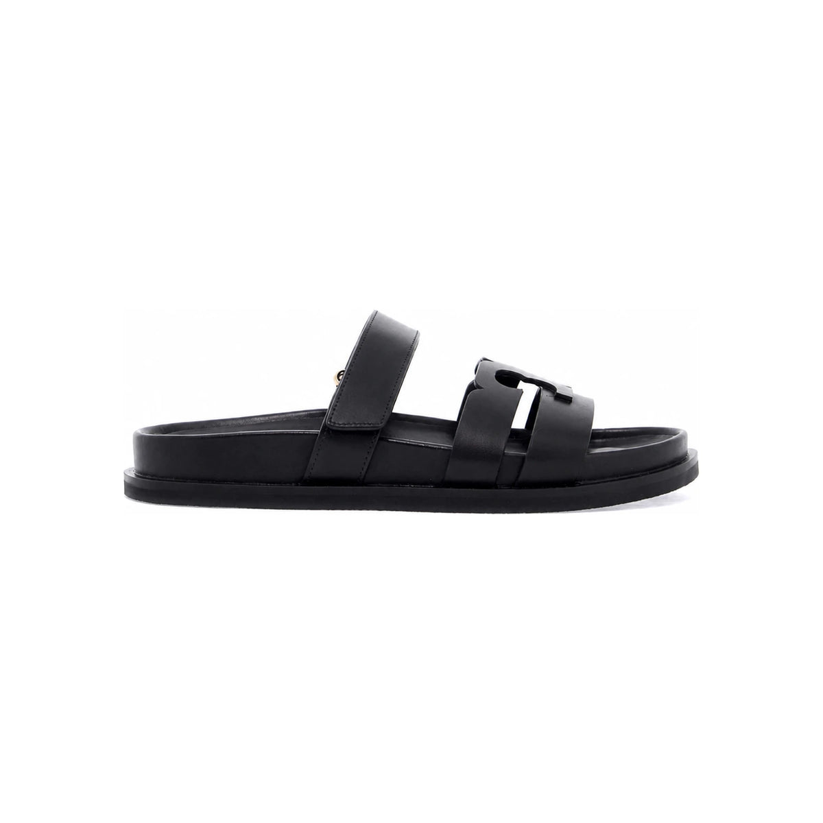 Tory Burch Ines Sport Slide Sandals Perfect Black 161636 006
