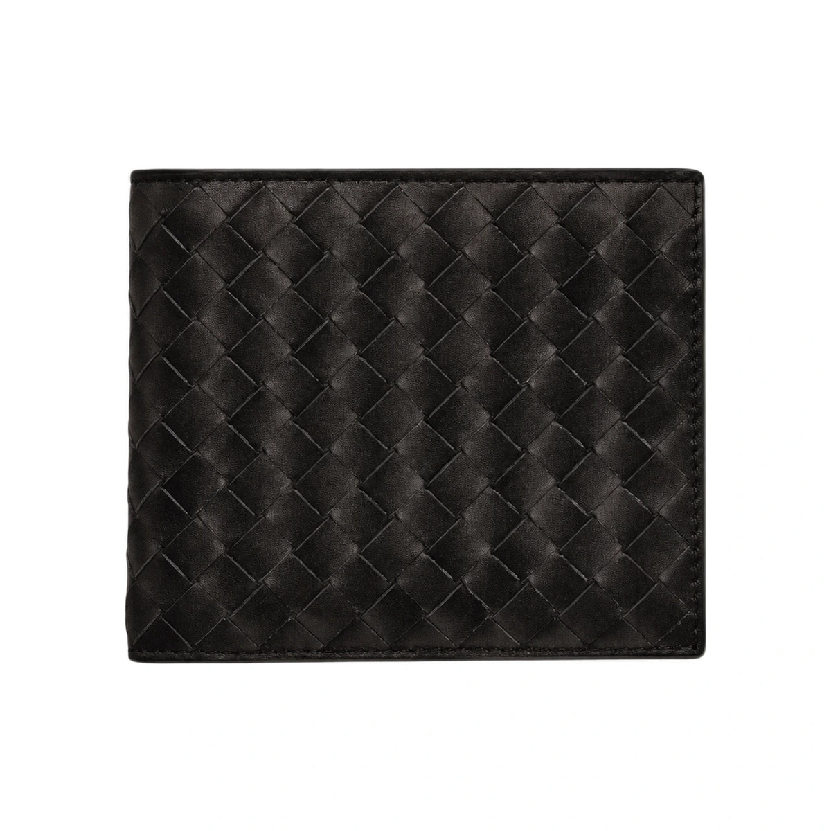 Bottega Veneta Dark Brown Leather Bi-Fold Wallet