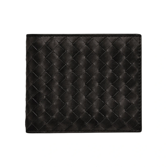 Bottega Veneta Dark Brown Leather Bi-Fold Wallet