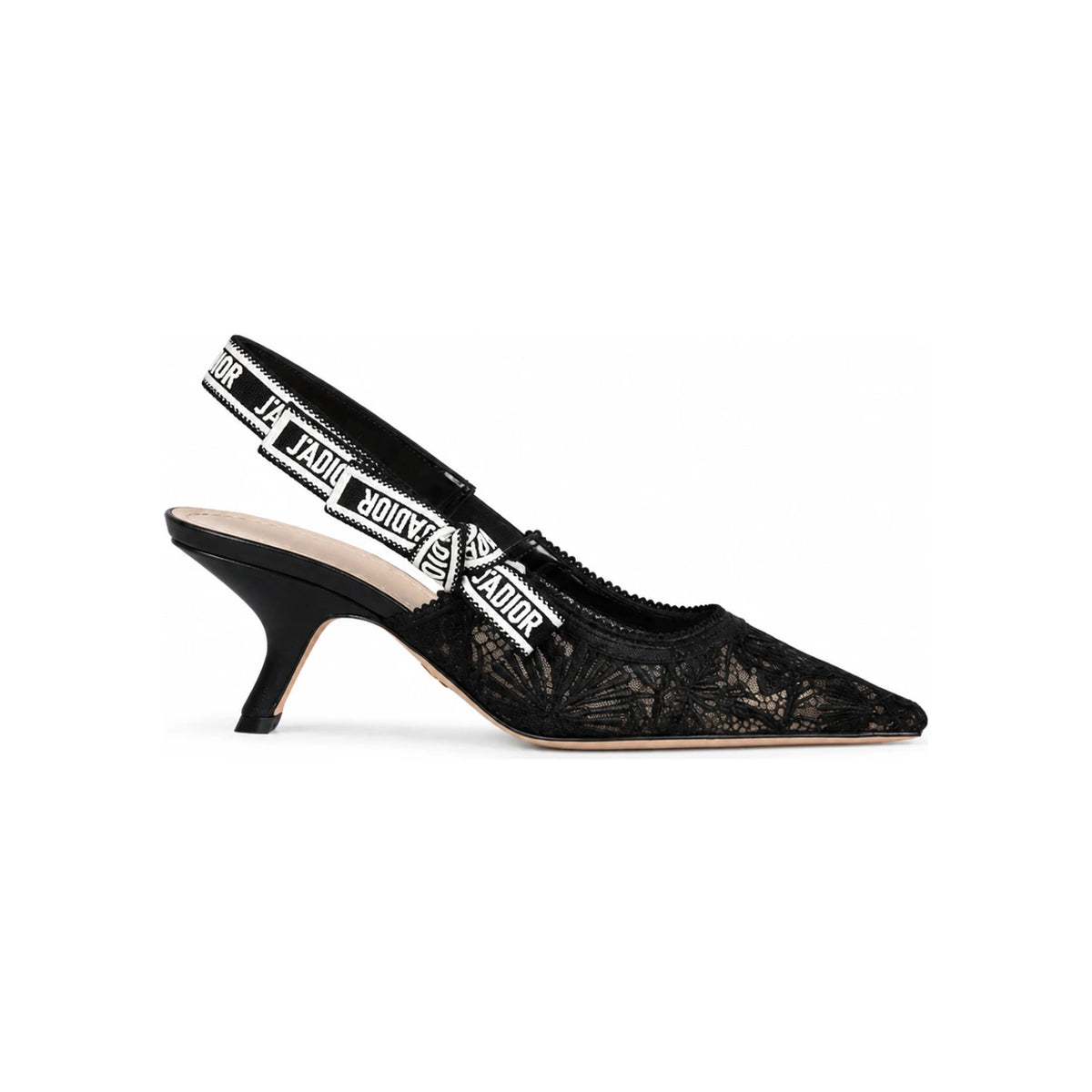 DIOR J’Adior Mesh Slingback Pumps Sandals Heels Black KCV038CDT 900