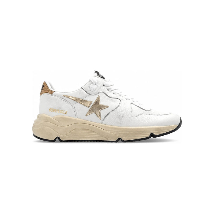 GOLDEN GOOSE Running Sole Laminated Gold Star Low Top Sneakers